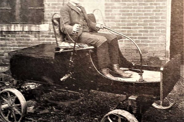 Ralph built this car with Cousin Dan Teetor in 1902