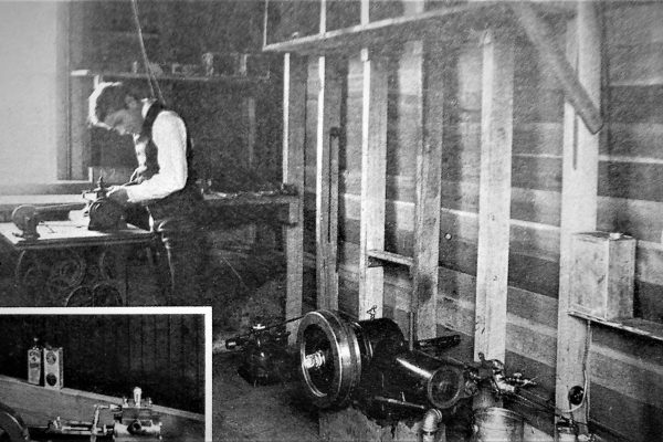 1902 Ralph Teetor in his workshop