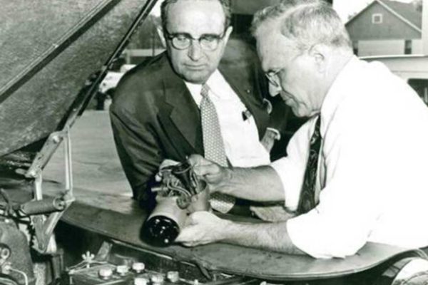1957 Ralph and Bill Prosser with Speed-o-Stat