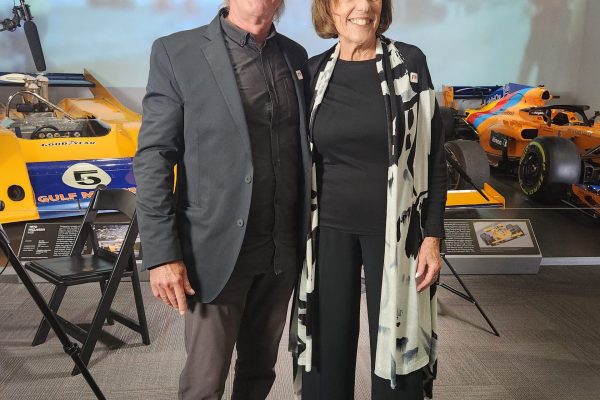 Jack and Racing Legend, Lyn St. James, 1992 INDY 500 Rookie of the Year