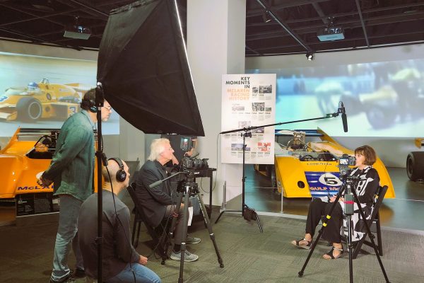 Petersen Automotive Museum, Film Shoot, with Lyn St. James, May 24, 2023