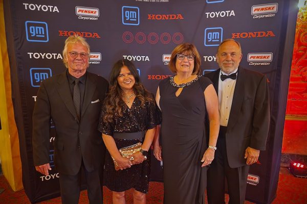 Jack Teetor, Rose Raquel, Connie & Ralph Meyer, Automotive Hall of Fame, Fillmore Detroit, July 20, 2023