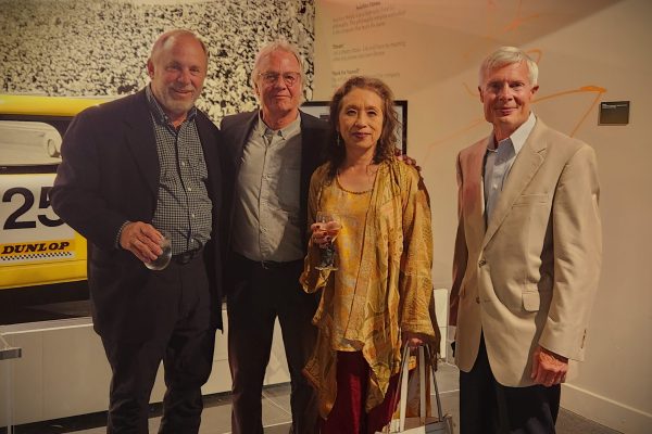 Ralph Meyer, Jack Teetor, Miho Ohsawa, Dan Teetor, Automotive Hall of Fame Museum, July 19, 2023