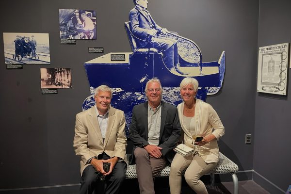 Dan & Jack Teetor, Wendy (Teetor) Denton, Automotive Hall of Fame Museum, July 19, 2023