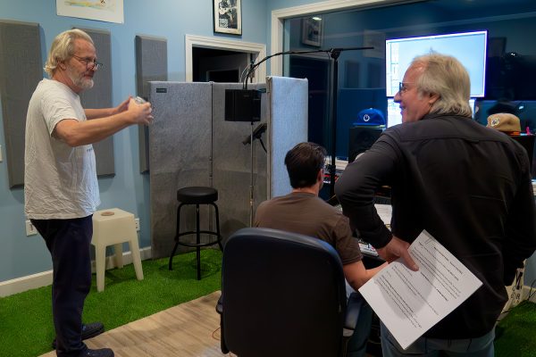 Jeff Daniels & Jack Teetor
chat in Recording Session
           Chelsea, MI