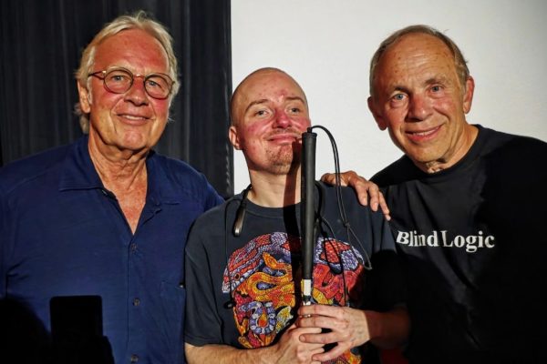 Jack Teetor &
Ralph Meyer flank
Cordyn Ryan